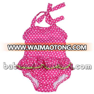 Adorable plain swimwear for baby girl