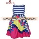 Latest designer cotton dresses for girls to Korean market