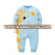 Top sale cute design animal motifs baby boy clothes winter knitted romper